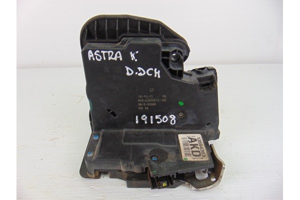 Cerradura puerta delantera derecha, Opel Astra K Berlina 5P Dynamic Start/Stop 2016, 13594363