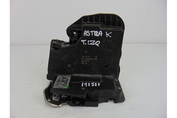 Cerradura puerta trasera izquierda, Opel Astra K Berlina 5P Dynamic Start/Stop 2016, 13596953