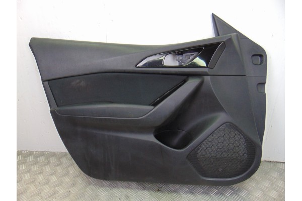 Guarnecido puerta delantera izquierda, Mazda 3 Berlina / Sedán (Bm/bn) Luxury 2014