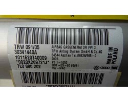Airbag delantero derecho, Volkswagen Touareg (7LA) Tdi V10 2003, 7L0880202