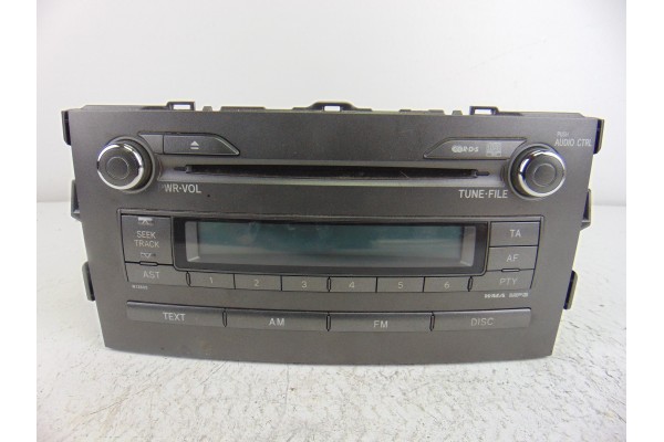 Sistema audio / radio cd, Toyota Auris (E15) Sol 2007, 86120-0250