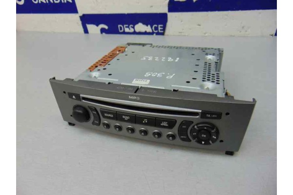 Sistema audio / radio cd, Peugeot 308 Sw Premium 2009, 96650206XH