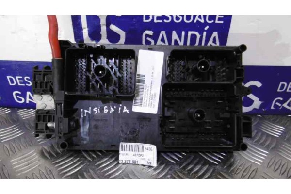 Caja reles / fusibles, Opel Insignia Berlina Edition 2010, 13275881