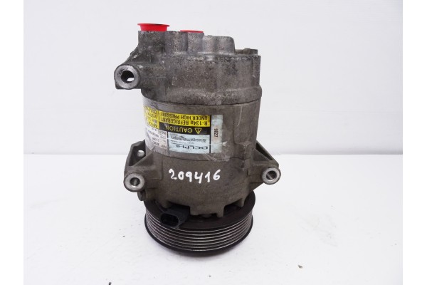 Compresor aire acondicionado, Renault Megane Ii Berlina 5P Confort Authentique 2003, 8200053264