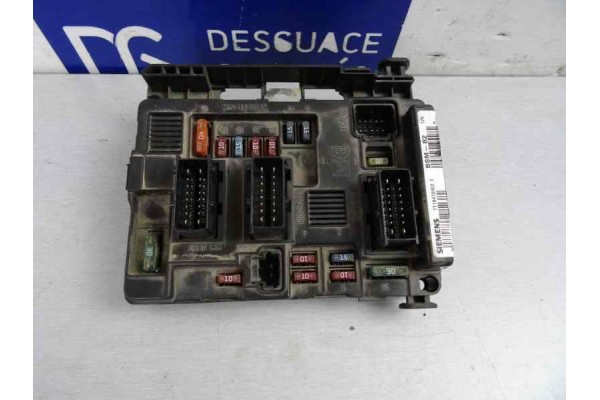 Caja reles / fusibles, Citroen Berlingo 2.0 HDi 600 Furg. 2003, 9643498980