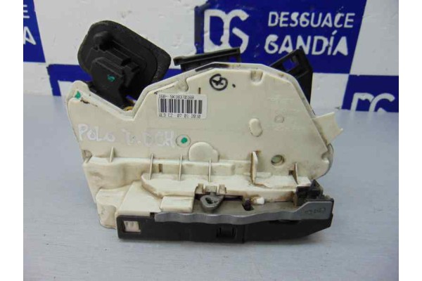 Cerradura puerta delantera derecha, Volkswagen Polo V (6R1) Gti 2011, 5K1837016B