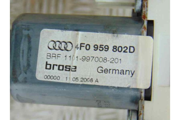 4F0837462  ELEVALUNAS DELANTERO DERECHO AUDI A6 AVANT (4F5) 2.7 TDI 2005 4F0837462 188277 AUDI - 6