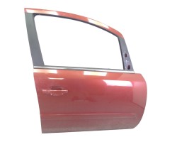 Puerta delantera derecha, Opel Zafira B Cosmo 2005, GRANATE