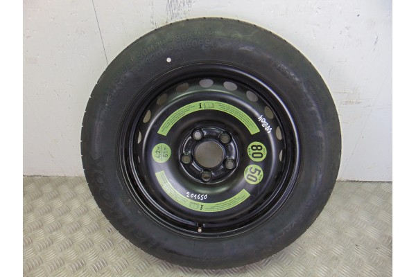 Neumatico repuesto, Mercedes-benz Clase C (Bm 204) Berlina C 180 Kompressor (204.046) 2008, T125/90R16 98M