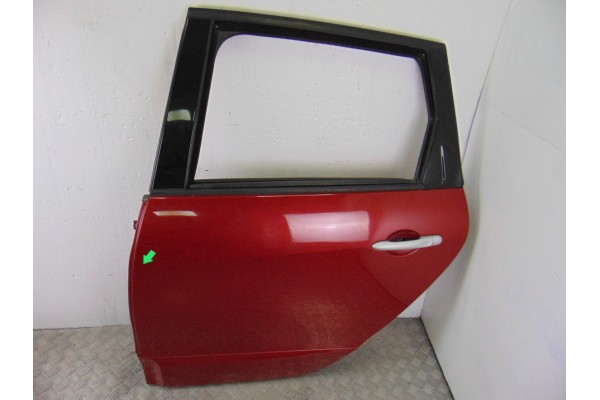 Puerta trasera izquierda, Renault Scenic Iii (Jz) Dynamique 2010, GRANATE
