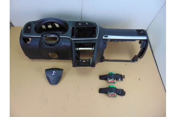 Kit airbag, Saab 9-3 Familiar Vector 2008, 12757622