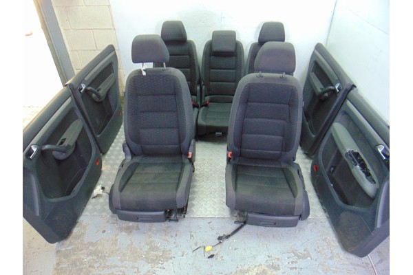 Juego asientos completo, Volkswagen Touran (1T2) Advance 2008