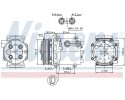 COMPRESSOR AIR CONDITIONING COMPRESSOR 89551 NISSENS Quality of parts according to GVO Q original with factory logo OEM OES