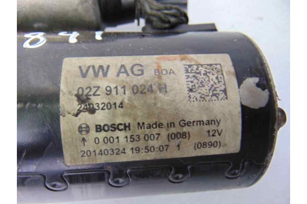 02Z911024H  MOTOR ARRANQUE SEAT TOLEDO (KG3) Reference 2014 02Z911024H 188841 SEAT - 1