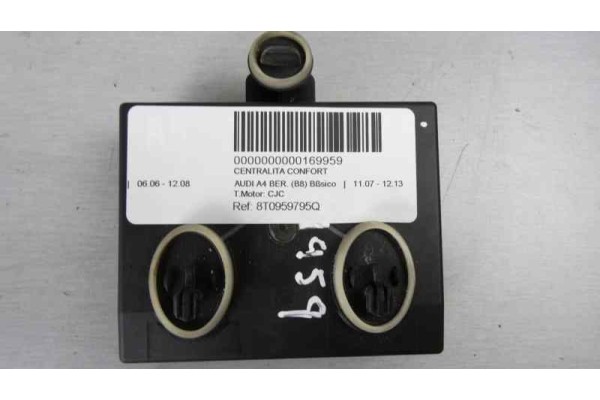 8T0959795Q  CENTRALITA CONFORT AUDI A4 BERLINA (8K2) Básico 2008 8T0959795Q 169959 AUDI - 2
