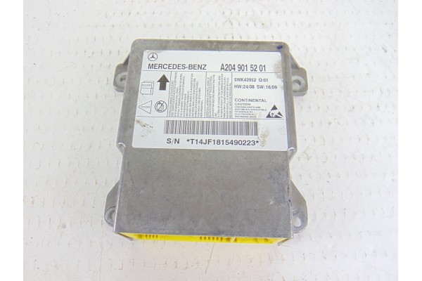 Centralita airbag, Mercedes-benz Clase Glk (Bm 204) GLK 350 CDI 4-Matic (204.983) 2010, A2049015201