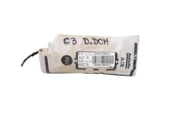 Airbag lateral derecho, Citroen C3 Aircross Feel 2019, 9824498280
