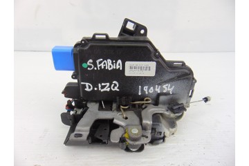 Cerradura puerta delantera izquierda, Skoda Fabia (5J2) Active 2009, 3B1837015