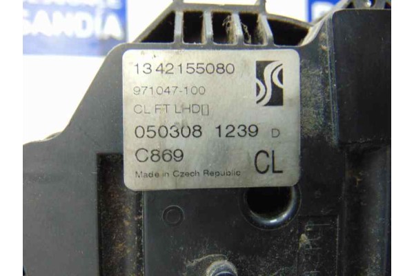 1342155080  CERRADURA PUERTA DELANTERA IZQUIERDA CITROEN JUMPER FURGÓN GRAN VOLUMEN 35 L3H2 HDi 120 2008 1342155080 183898 CITRO