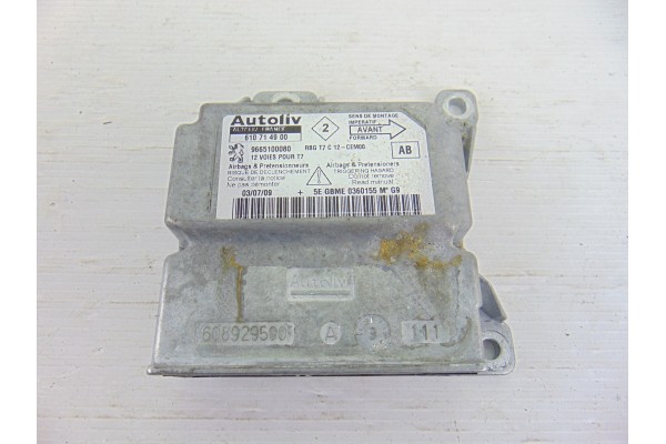 Centralita airbag, Peugeot 308 Premium 2009, 9665100080