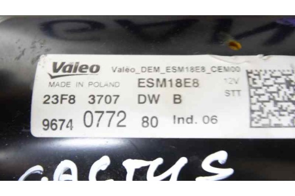 9674077280 MOTOR ARRANQUE CITROEN C4 CACTUS Feel 2018 9674077280 173741 CITROEN - 3