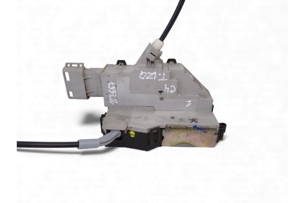 Cerradura puerta trasera izquierda, Citroen C4 Berlina Collection 2006, 9660700580