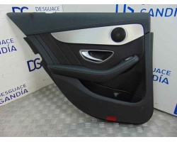 Guarnecido puerta trasera izquierda, Mercedes-benz Clase C (Bm 205) Berlina C 300 CDI BlueTEC Hybrid (205.012) 2014