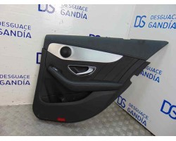 Guarnecido puerta trasera derecha, Mercedes-benz Clase C (Bm 205) Berlina C 300 CDI BlueTEC Hybrid (205.012) 2014
