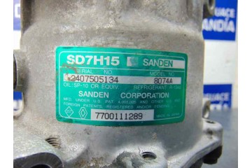 7700111289  COMPRESOR AIRE ACONDICIONADO RENAULT ESPACE /GRAND ESPACE (JE0) 2.0 16V Authentique 2001 7700111289 179622 RENAULT -