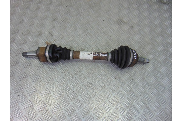 Transmision delantera izquierda, Citroen Berlingo 1.9 D 600 Furg. 2006