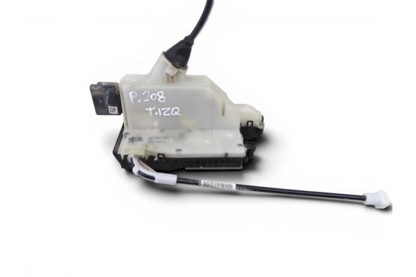 Cerradura puerta trasera izquierda, Peugeot 208 Style 2016, 9812501280
