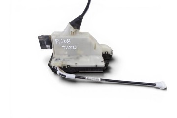 Cerradura puerta trasera izquierda, Peugeot 208 Style 2016, 9812501280
