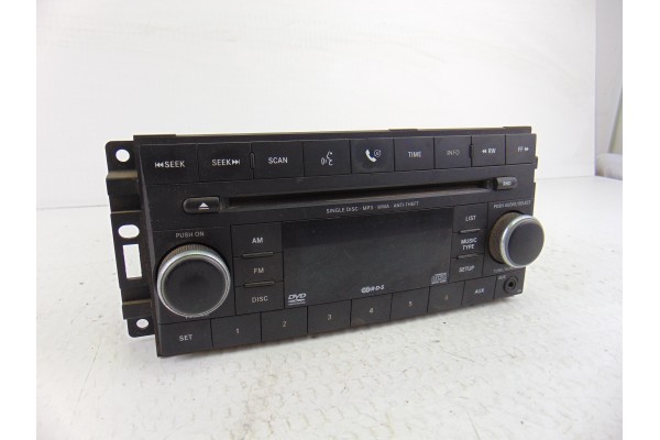 Sistema audio / radio cd, Jeep Grand Cherokee (Wh) 3.0 CRD Laredo 2007, 05064927AF