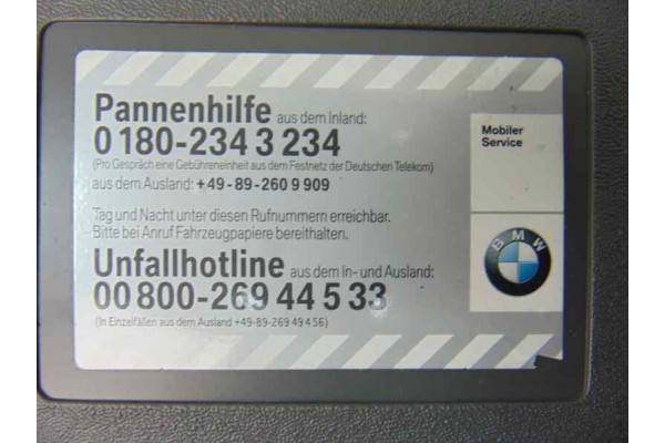 7506960 HERRAMIENTAS BMW SERIE 7 (E65/E66)