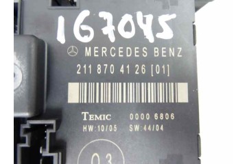 Módulo confort, Mercedes-benz Clase e (Bm 211) Berlina E 220 Cdi (211.006) 2006, 2118704126