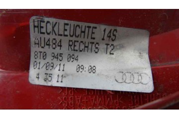 Piloto trasero derecho interior, Audi A5 Coupe (8T) 2.0 Tdi 2009, 8T0945094
