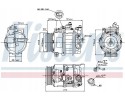 COMPRESSOR AIR CONDITIONING COMPRESSOR 89520 NISSENS Catalog number of the part 89520