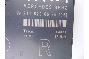 Módulo electrónico, Mercedes-benz Clase e (Bm 211) Berlina E 320 (211.065) 2002, 2118200626