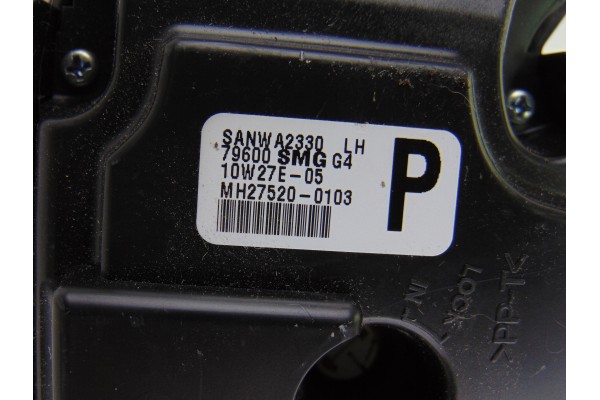 Mando climatizador, Honda Civic 5 Puertas (Fk) 1.8 Comfort 2011, 79600SMG04