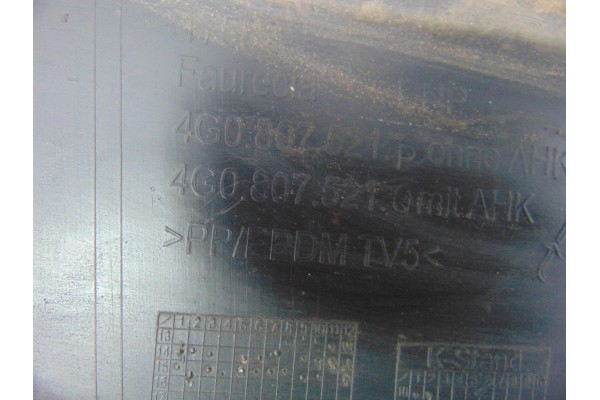 Spoiler paragolpes trasero, 4G0807521P