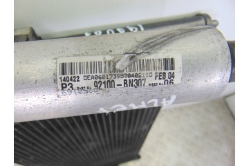 Condensador / radiador aire acondicionado, Nissan Almera (N16/E) Acenta 2004, 92100-BN307