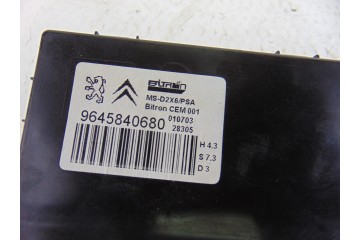 Módulo electrónico, Peugeot 407 Coupé Pack 2006, 9645840680