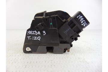 Cerradura puerta trasera izquierda, Mazda 3 Berlina (Bk) 1.6 CRDT Active 2007
