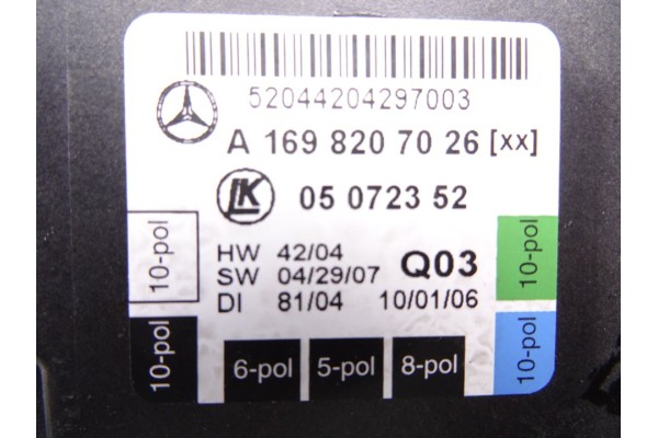 Módulo electrónico, Mercedes-benz Clase a (Bm 169) A 180 Cdi (169.007) 2006, A1698207026