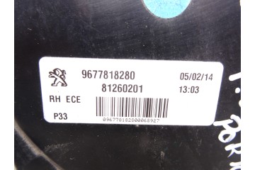 Piloto trasero derecho interior, Peugeot 308 Access 2014, 9677818280