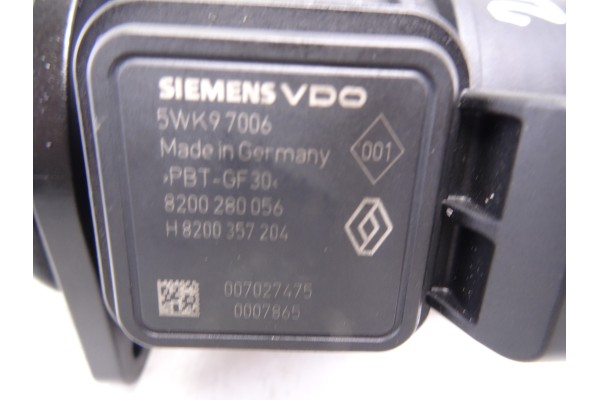 Caudalimetro, Nissan Kubistar (X76) Premium (L1) 2008, 8200280056