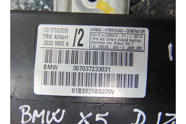 Airbag lateral delantero izquierdo, Bmw Serie X5 (E53) * 2001, 30339883A