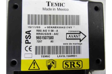 Centralita airbag, Citroen C3 Pluriel * 2003, 9651507580