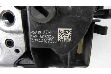 Cerradura puerta trasera izquierda, Citroen C4 Cactus Feel 2014, 016904