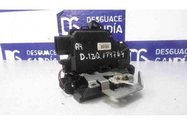 Cerradura puerta delantera izquierda, Audi A4 Berlina (8E) 1.9 TDI (96kW) 2003, 4B1837015G